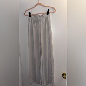 SKIMS Women's Cream Wide Leg Pants